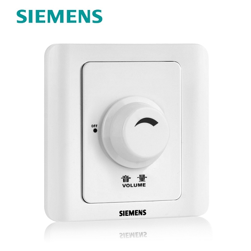 西门子SIEMENS 远景系列定阻调音开关 3W8?，5UH82463NC01 雅白