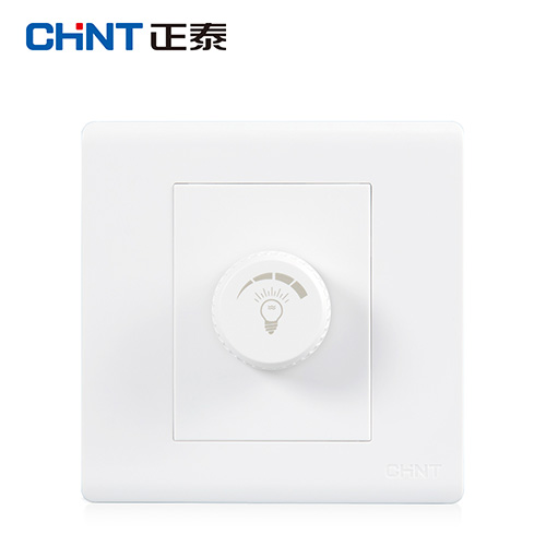 正泰CHINT NEW7S系列一位调光开关（500W)，NEW7-S30510 白色 NEW7S系列一位调光开关（500W)，NEW7-S30510 白色 NEW7-S30510