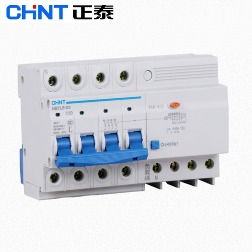 正泰CHINT 微型剩余电流保护断路器 NB7LE-32, 3P 20A C型 30mA AC 微型漏电保护断路器，NB7LE-32 3P C20A 30mA NB7LE-32 3P C20 30mA