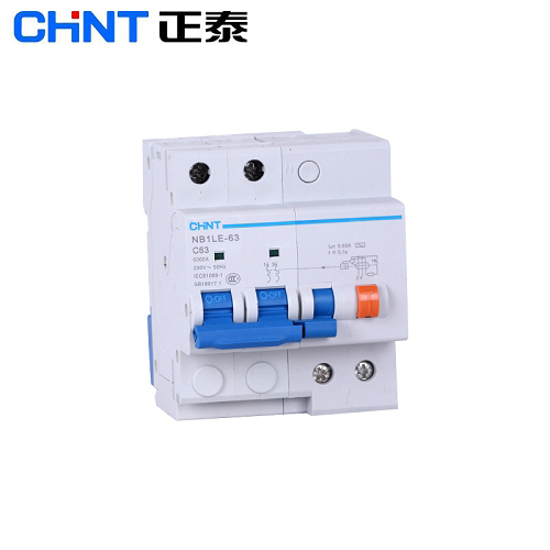 正泰CHINT 微型剩余电流保护断路器 NB1LE-63 1P+N, 50A C型 30mA AC 微型剩余电流保护断路器 NB1LE-63 1P+N 50A C型 30mA AC NB1LE-63 1P+N C50 30mA（R）