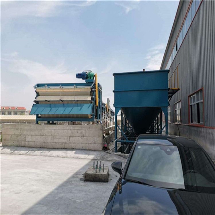 尾矿泥浆脱水机设备 巴中皮带泥浆脱水处理机设备