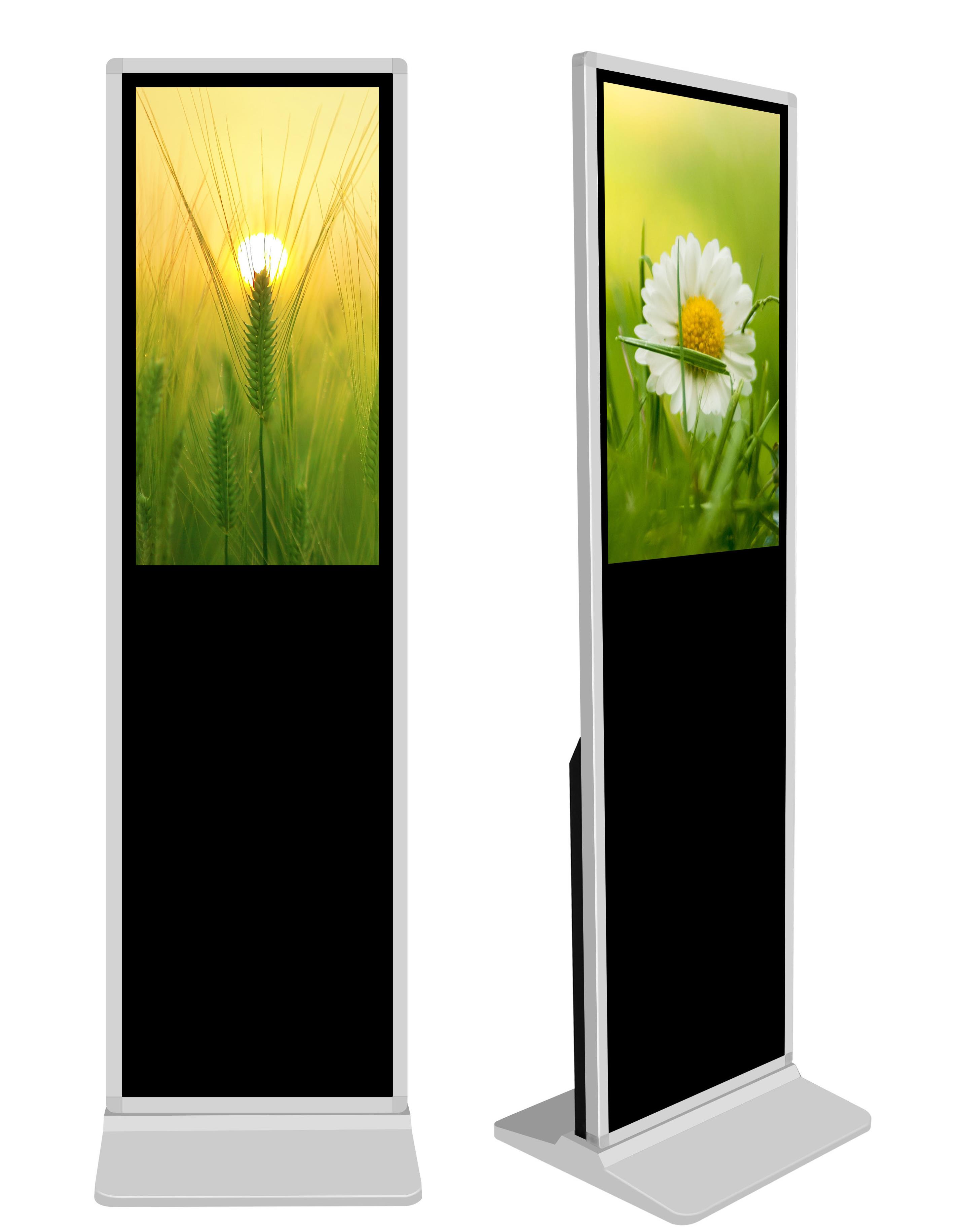 超薄落地触控一体机陜西西安65寸立式触控一体机厂家供货