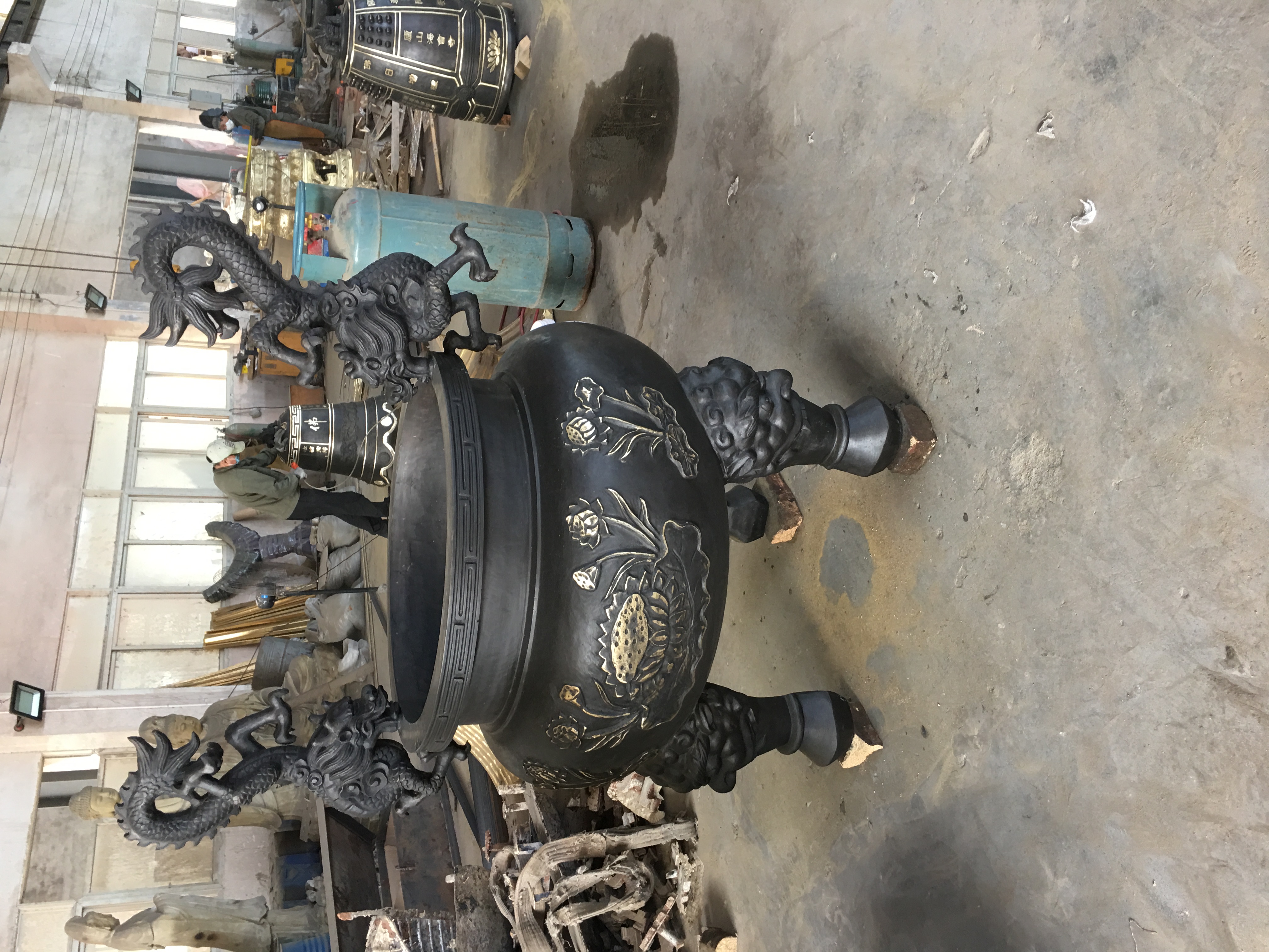 大型长香炉 上海寺庙香炉定制