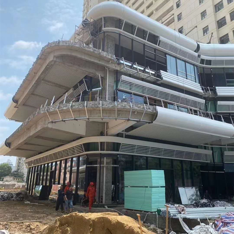 上海氟碳弧形铝单板