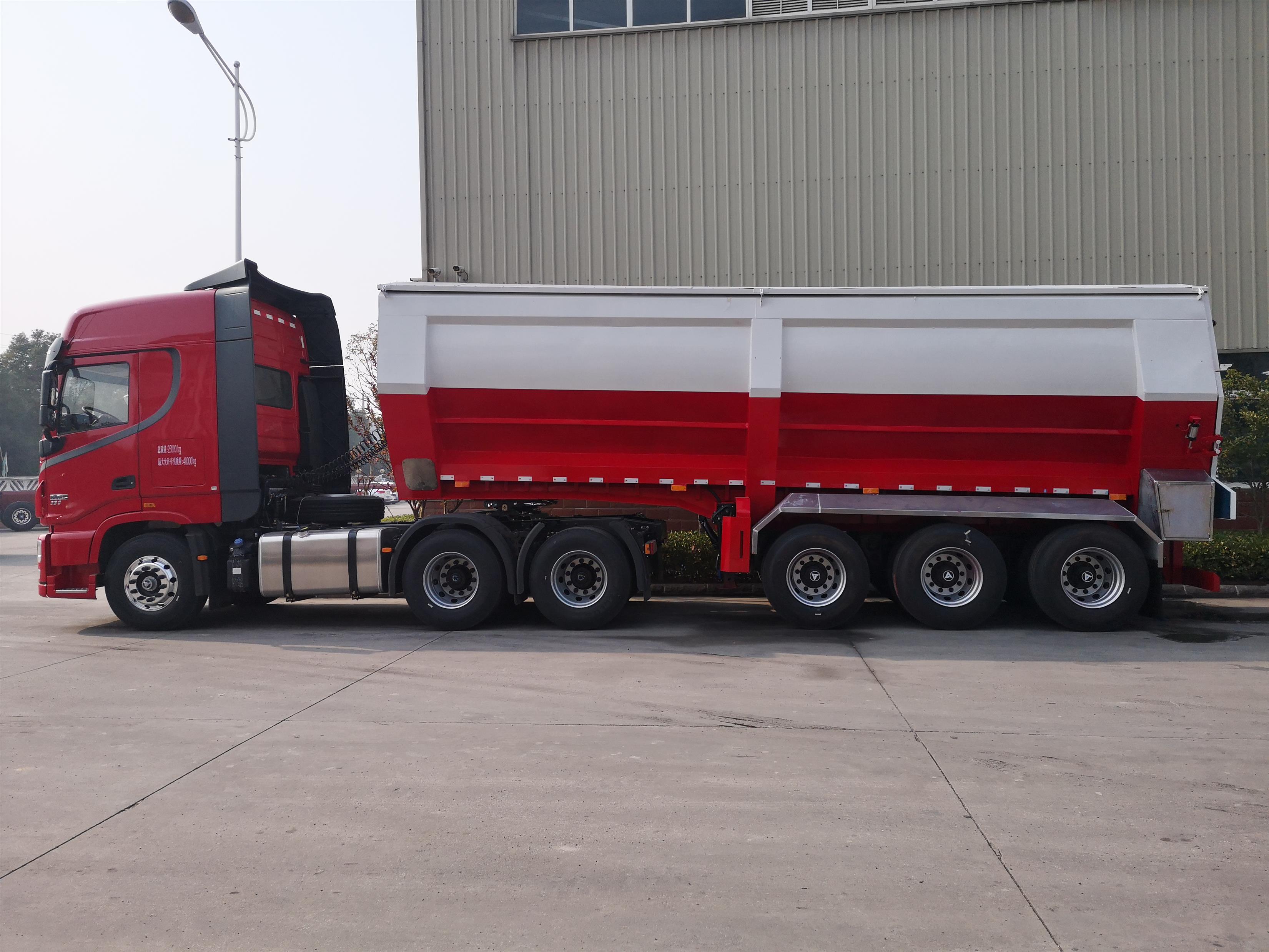 履带式卸货车安徽散装物料自卸货车