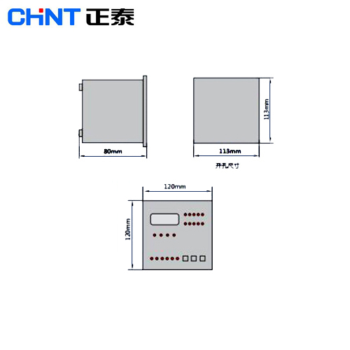 正泰CHINT NWK1-G液晶低压无功补偿控制器，NWK1-G-12GB