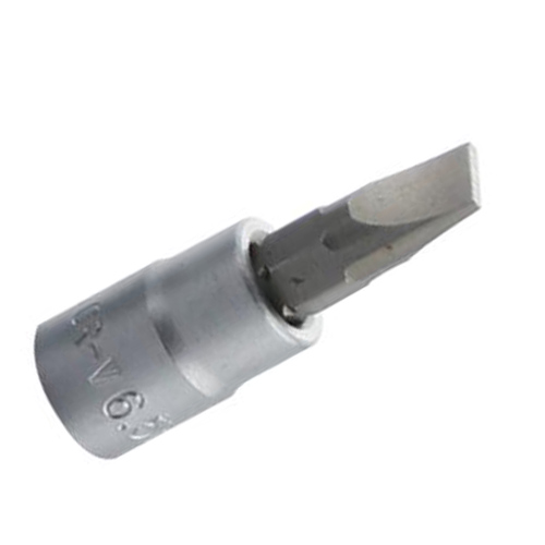 易尔拓YATO 1/4"一字旋具套筒,(-)6.5X37mm,YT-7681