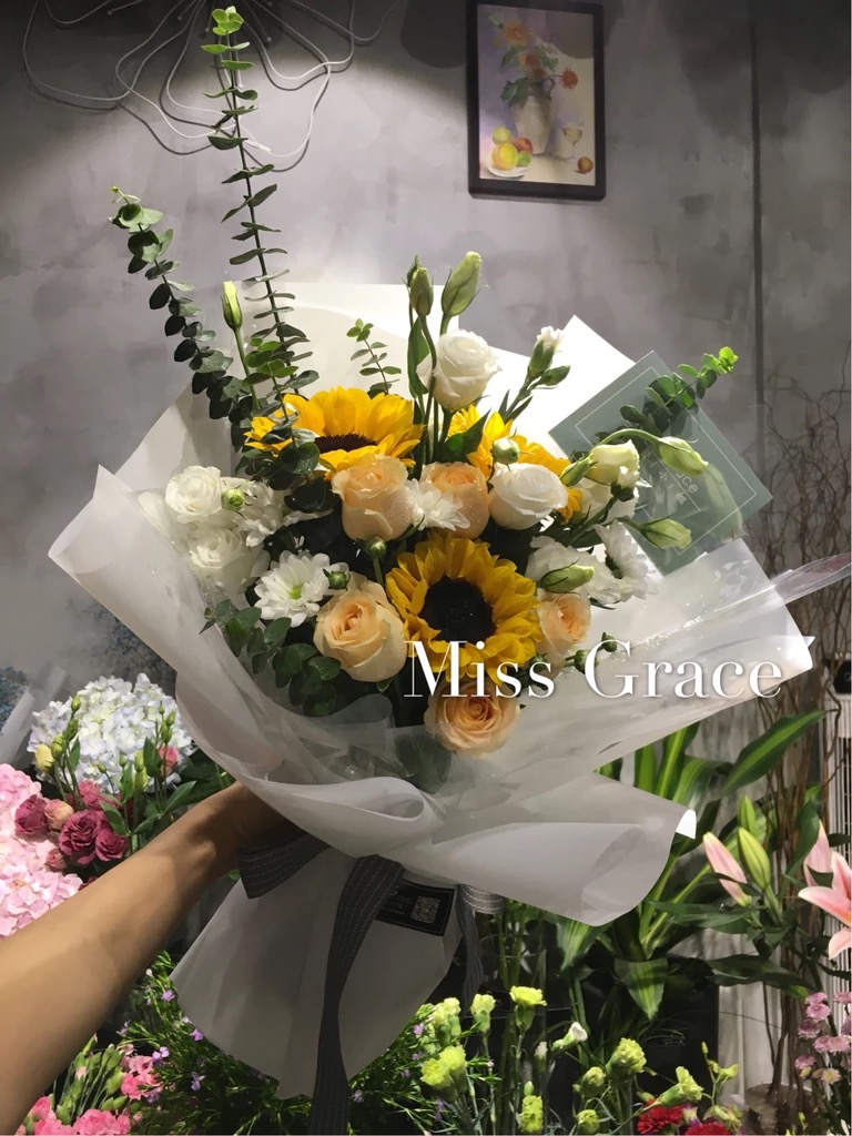 讲台花 科技园艺术插花礼品(图3)