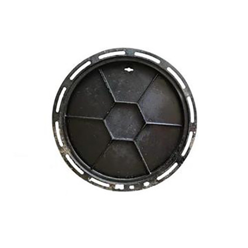 联海盛 球磨铸铁圆形井盖 球墨铸铁 荷载600KN 厚度50mm DN800