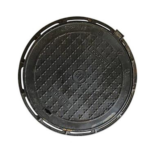 联海盛 球磨铸铁圆形井盖 球墨铸铁 荷载600KN 厚度50mm DN800