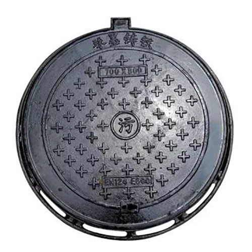 联海盛 球磨铸铁圆形井盖 球墨铸铁 荷载600KN 厚度50mm DN800