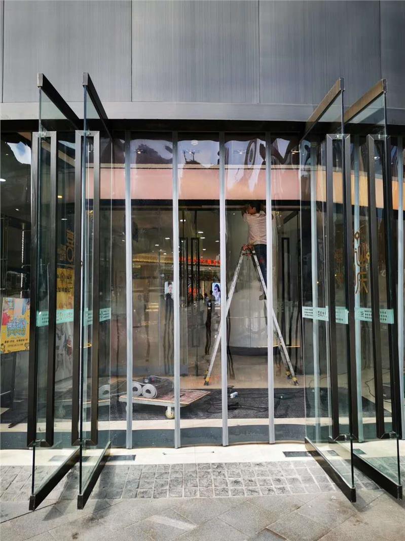 磁门帘上海市商场挡风门帘棉门帘