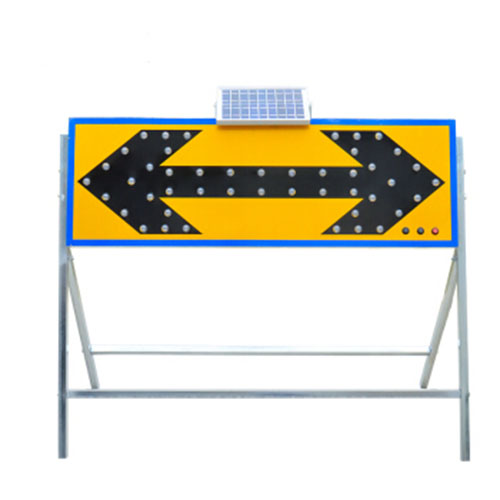 万恒 太阳能板施工指示牌 指示牌 高度 120cm 太阳能板尺寸120*40cm 太阳能板