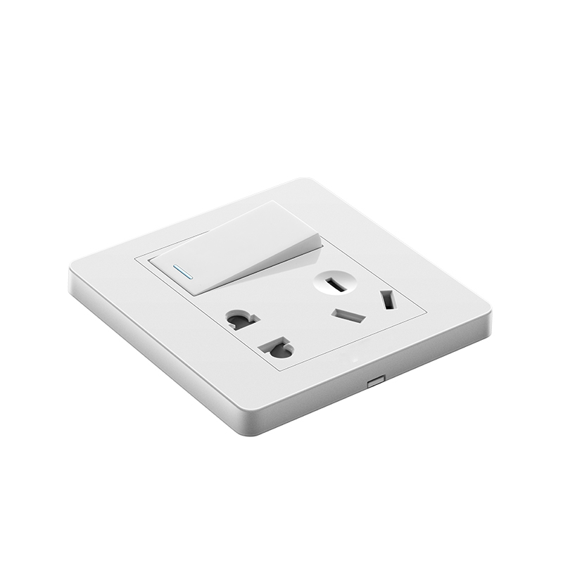 正习 单相五孔带开关插座 插座 电流10A 电压250V