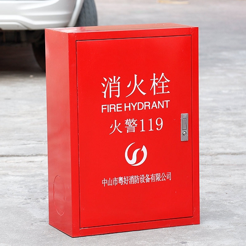 鸿安 铁门消火栓箱 消火栓箱 明装 箱体宽650mm