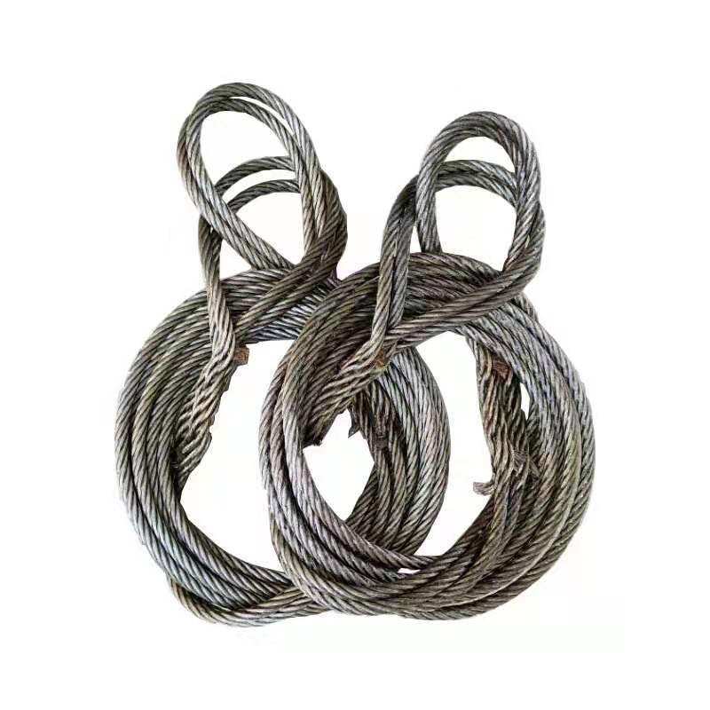 卡瑞 带编头钢丝绳 钢丝绳 6股 18mm