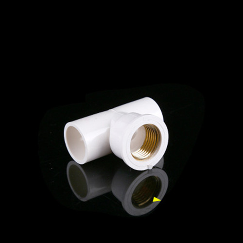 康泰 PVC给水铜内丝三通 三通 DN25*20 铜内丝三通