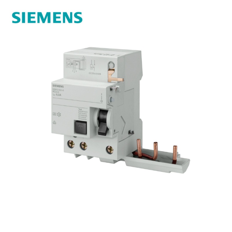 西门子SIEMENS 5SM2系列剩余电流保护模块，选择型电磁式 A(S)型 300mA 2P 0.3 ~ 40A，5SM26228