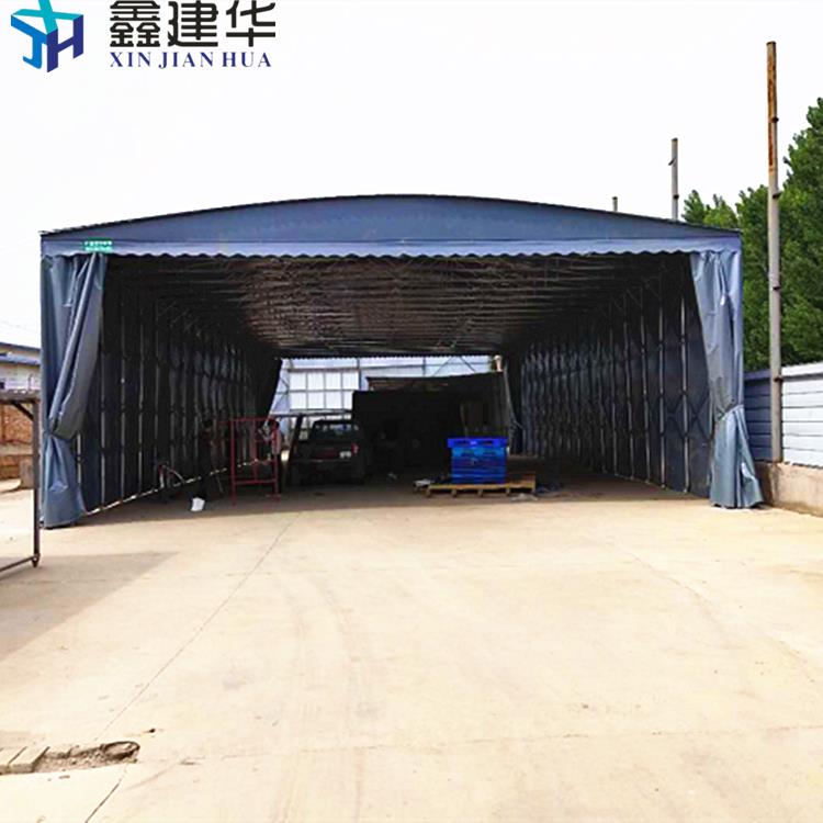 北京伸缩式货车雨棚伸缩雨棚实物图片