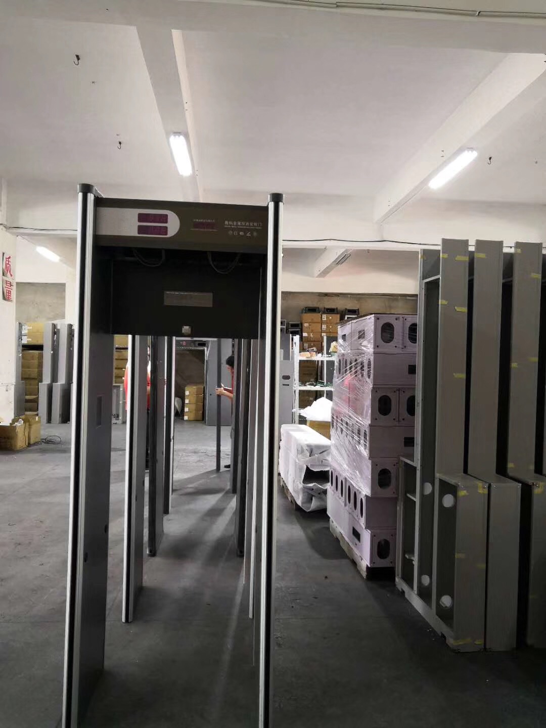 生产安检门企业-ZK-801A单区物流安检门