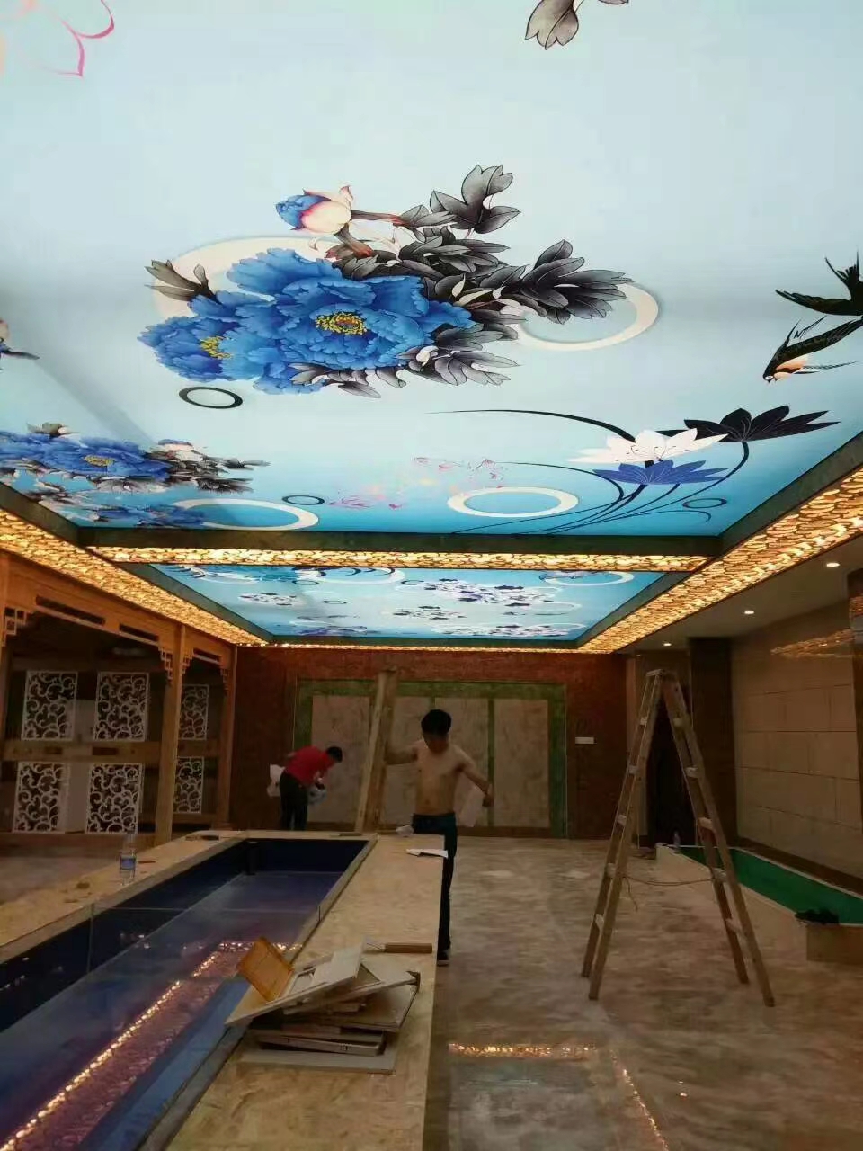 丹东软膜天花造型(软膜天花厂家联系电话)
