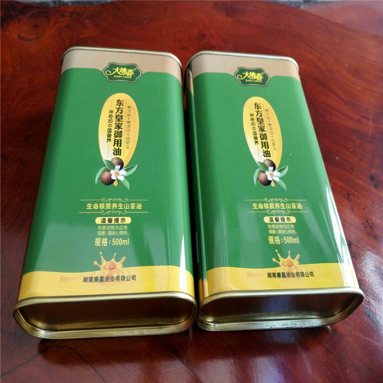 食用油铁罐包装 惠州50毫升山茶油铁罐