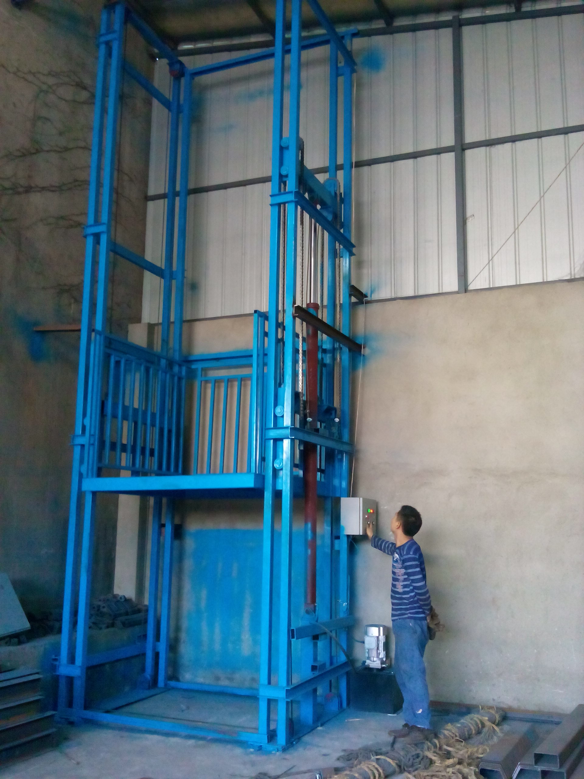 液压工业货梯全新室外工业货梯维修