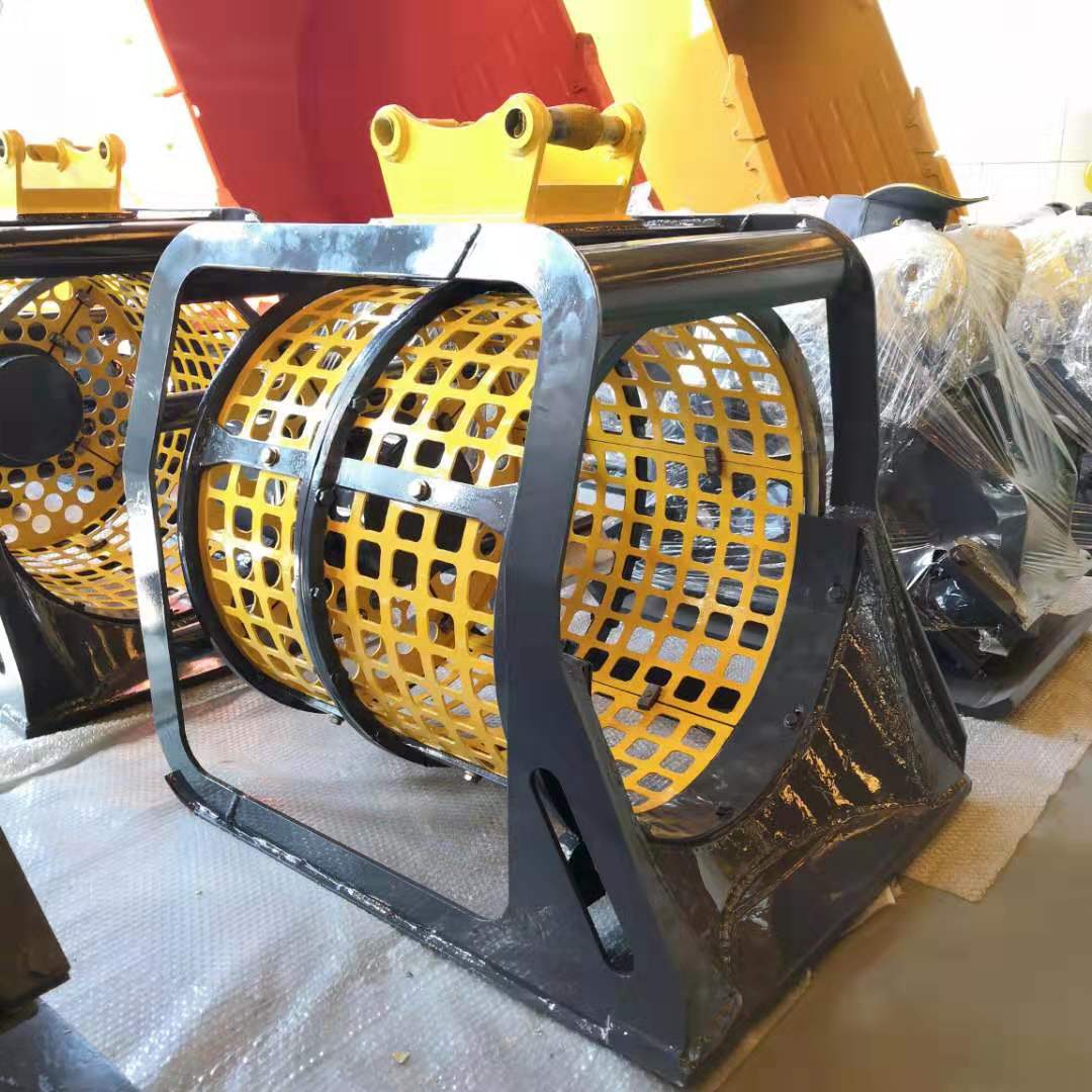 装载机滚筒筛分斗南昌住友液压滚筒式筛分斗厂商定做