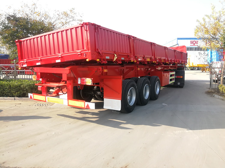 中策侧翻自卸半挂车梁山侧自卸半挂车株洲轻量化侧翻自卸半挂车