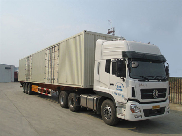 梁山鸿盛汽车销售有限公司 产品展厅 >骨架集装箱运输半挂车 福州供应