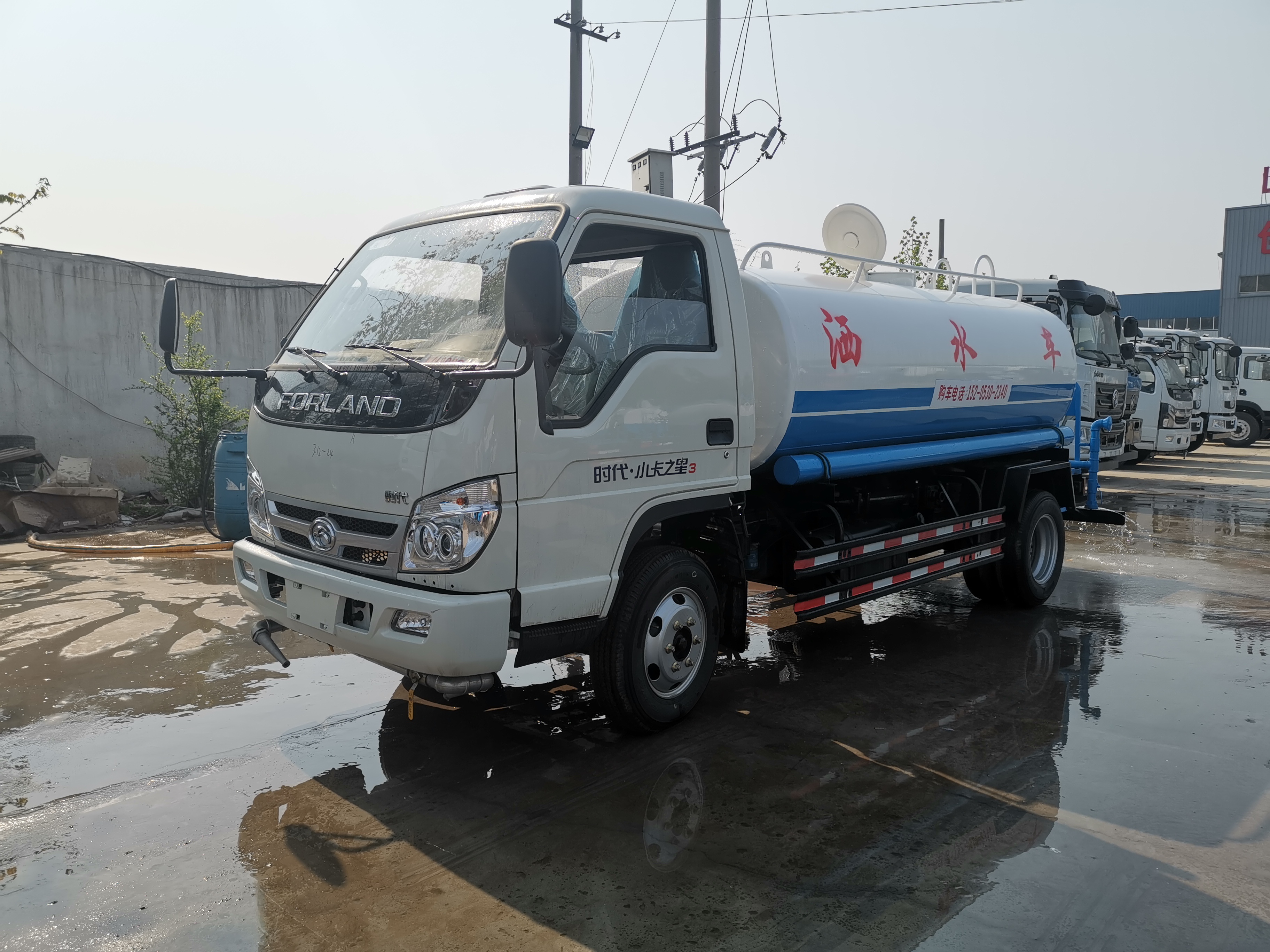 小卡之星5方洒水车 合肥全自动国三5方洒水车厂家定制