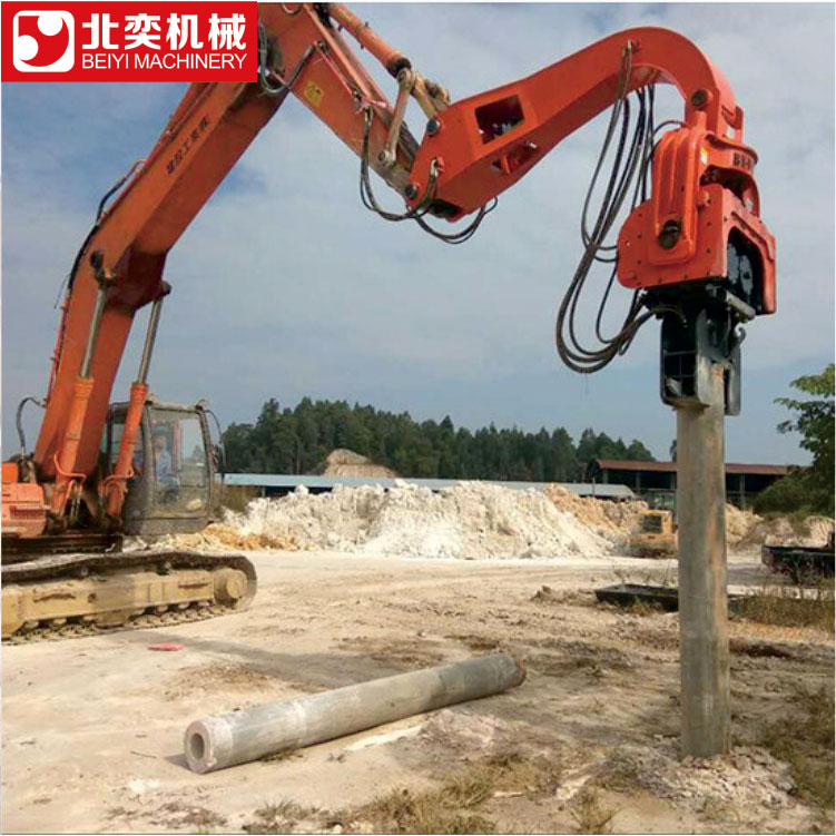 挖掘打桩机银川打桩机钢板桩代理批发