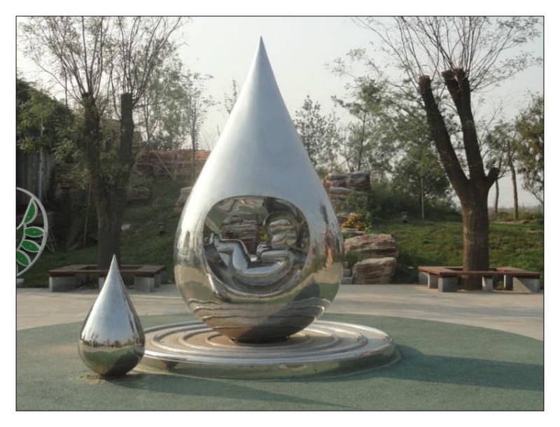 不锈钢景观雕塑 济南现代不锈钢园林雕塑设计