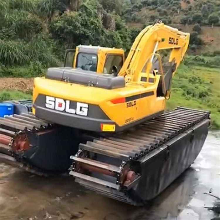 水路挖掘机出租服务 梅州水上挖掘机出租