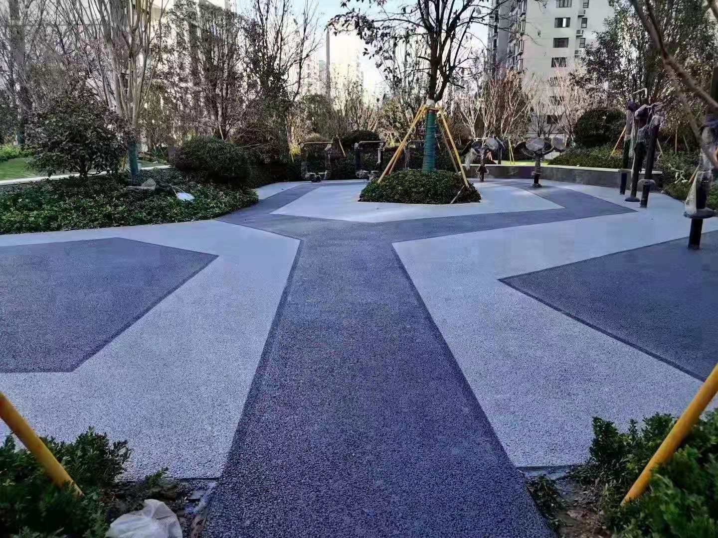 防滑地面 河北小区防滑地面生产商