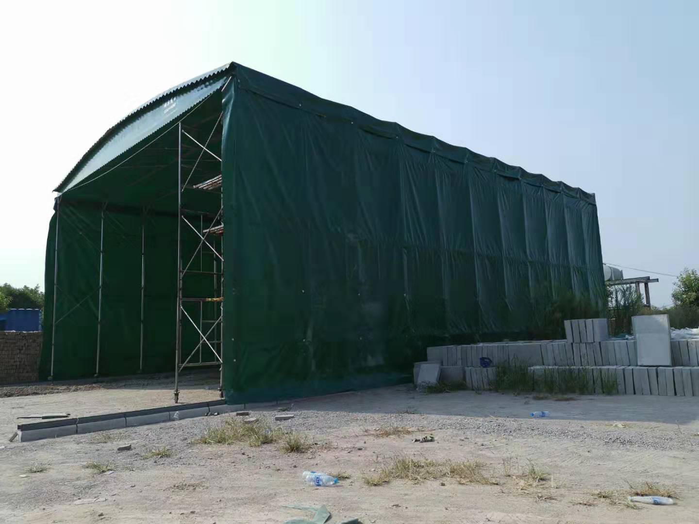 车库篷 全封闭防尘棚 西北厂家定做雨篷报价