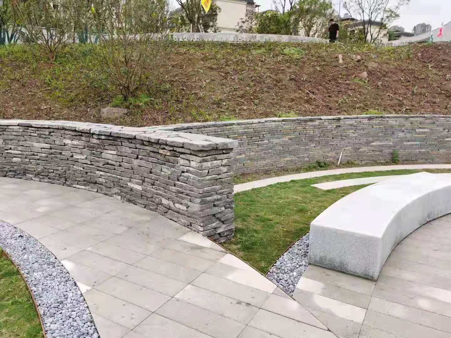 广场青石板拉丝青石板应用领域