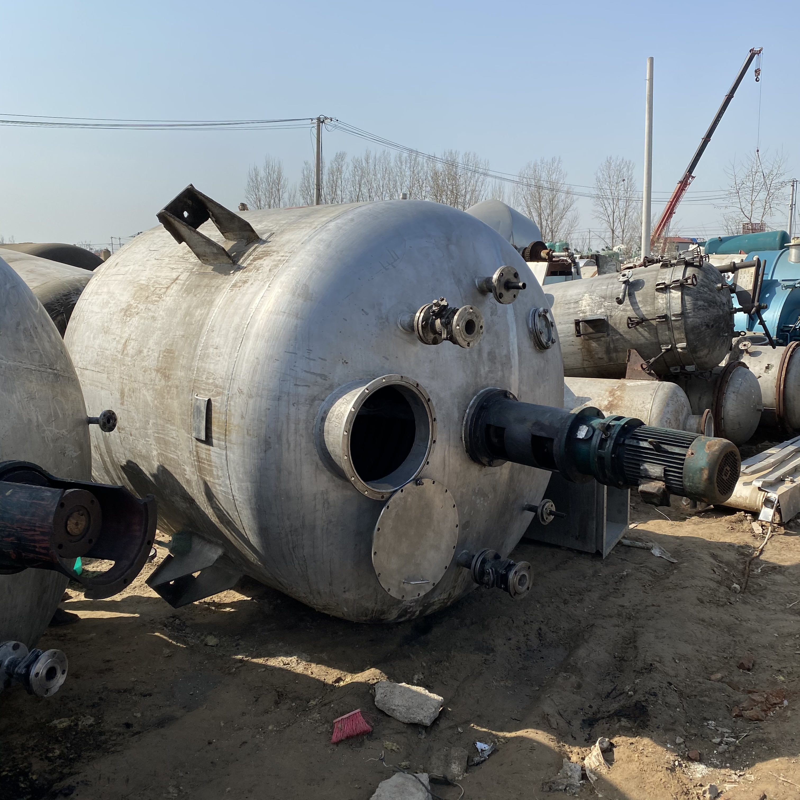 广东二手不锈钢反应釜报价 江门二手不锈钢反应釜回收市场