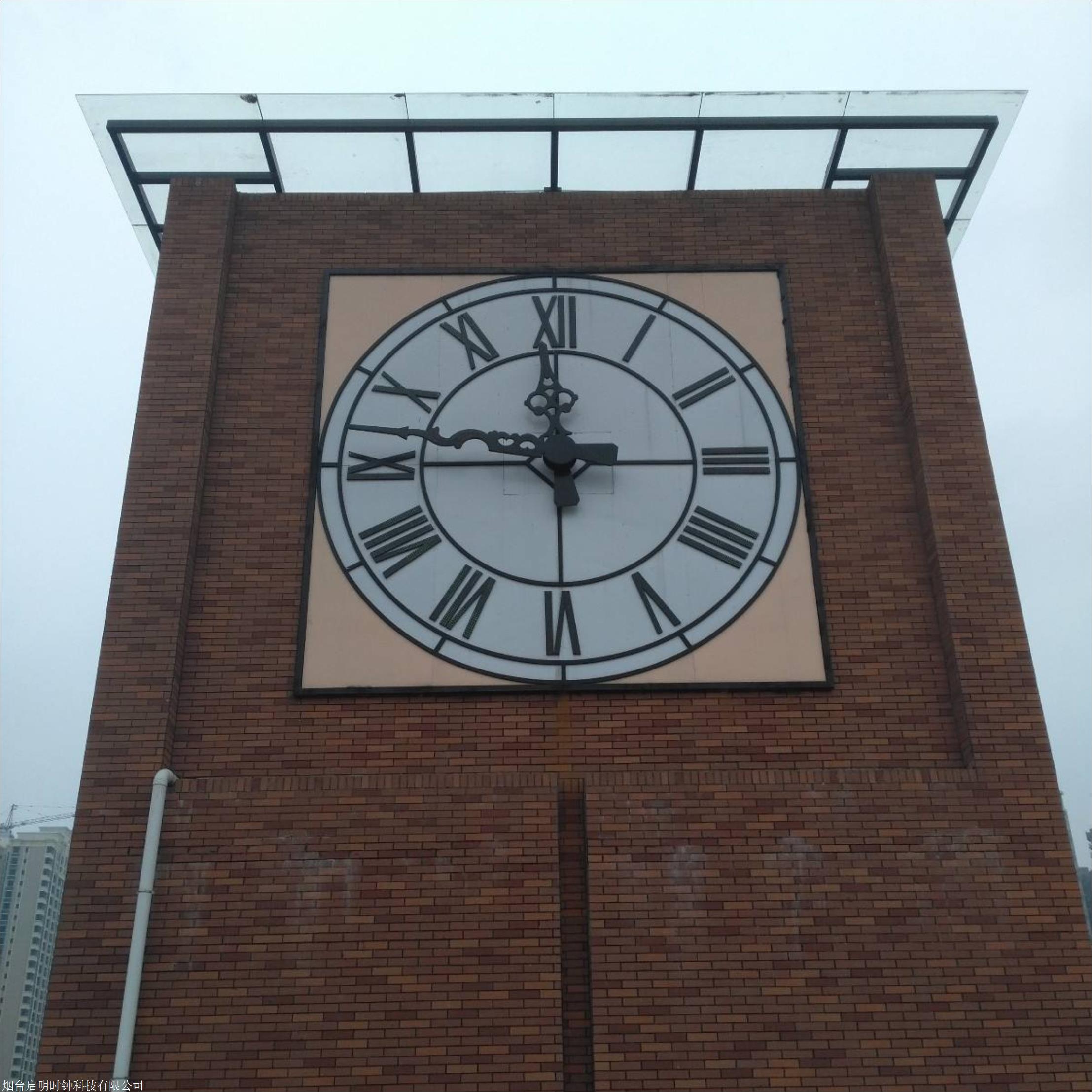 楼顶大型钟 花坛钟设计定做建筑塔钟