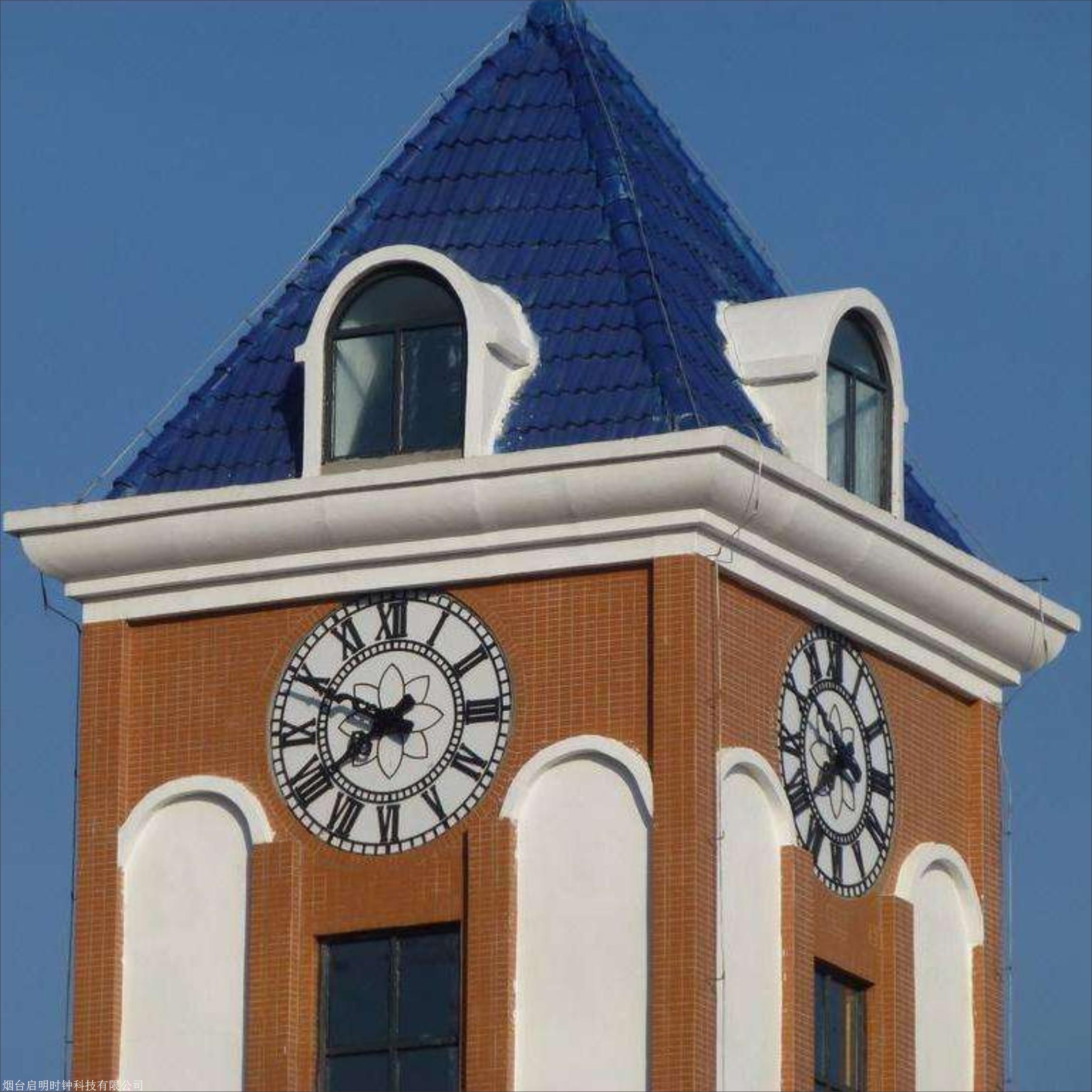 建筑塔钟维修 室外大挂钟启明牌QM系列塔钟