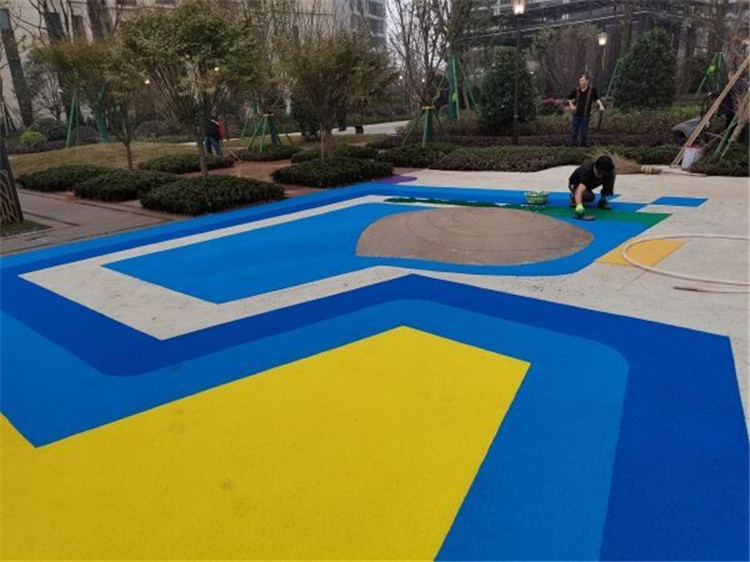 塑胶跑道河南学校透水地坪翻新维修