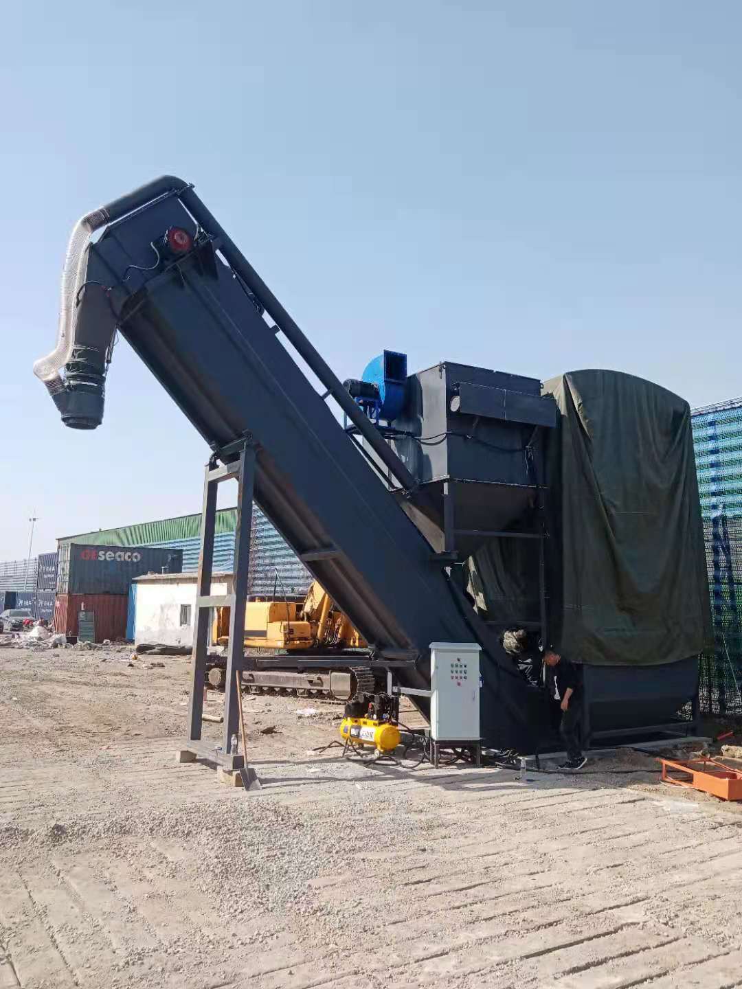 杭州物料翻板卸车机 液压自动粉料卸车机生产商