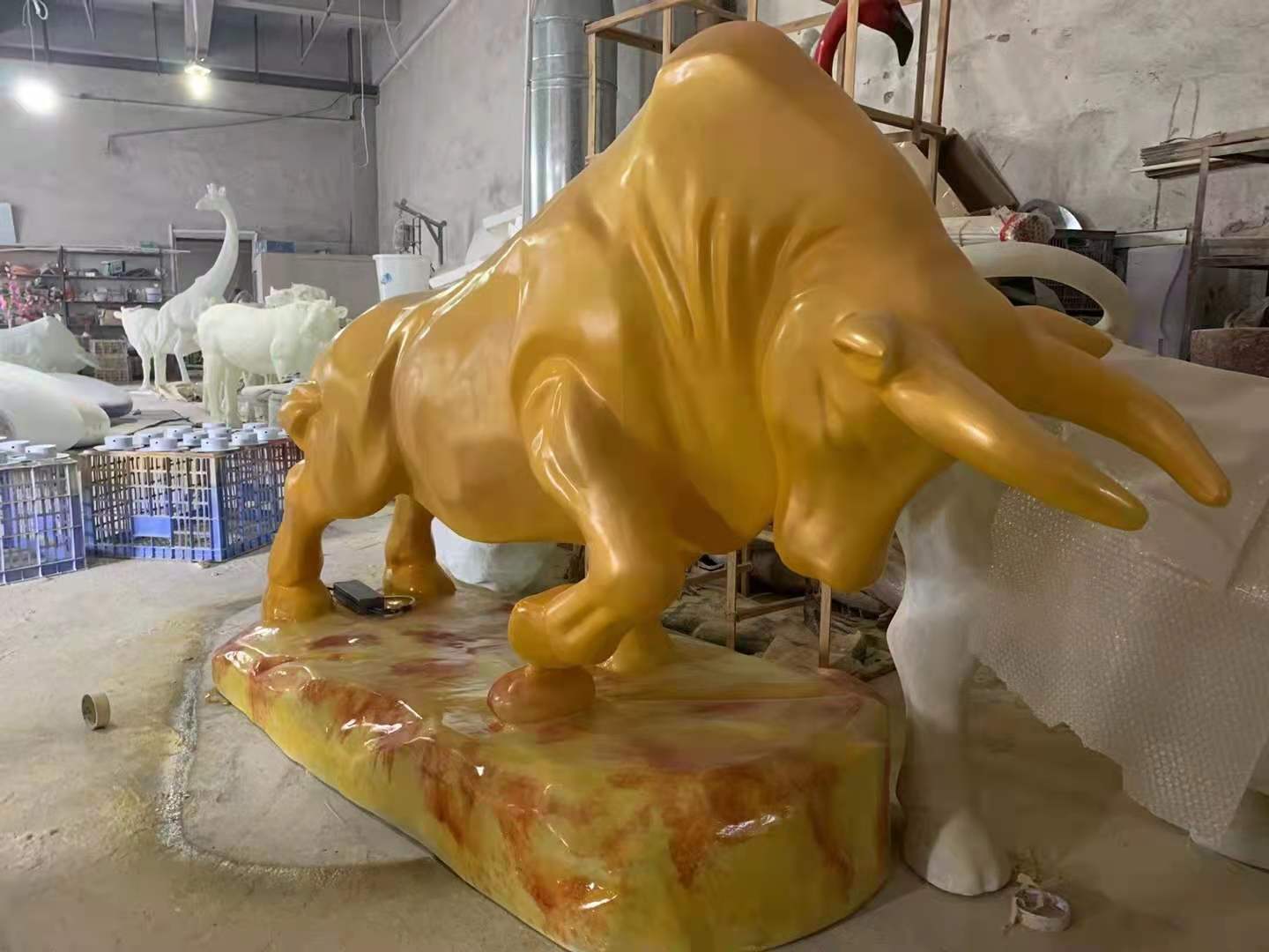玻璃钢园林雕塑 长沙动物景观雕塑生产厂家