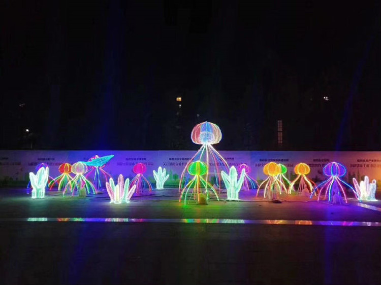 灯光节设计 公园广场节日灯光节造型灯制作厂家