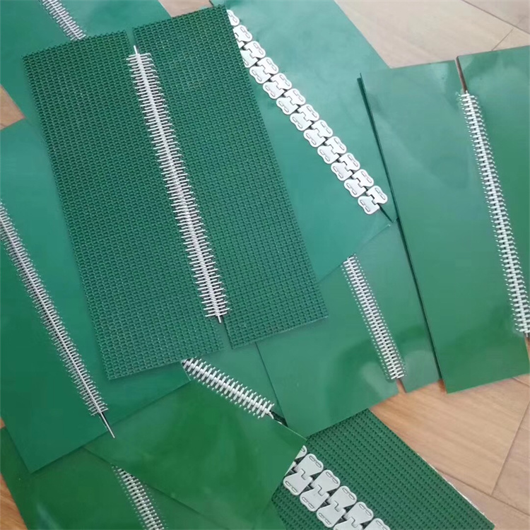 PVC绿色输送带 耐寒输送带安装