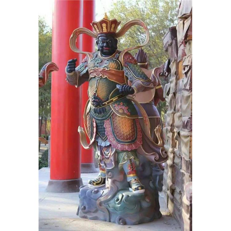 韦陀 轩辕黄帝 白马明王夜光摆件