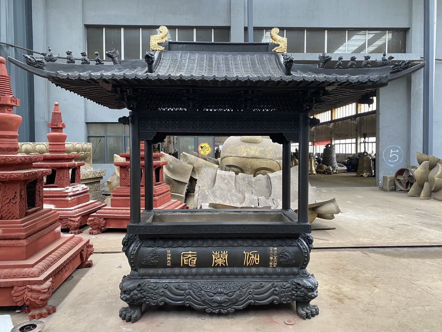 道观佛寺香炉抚州大型长香炉厂家