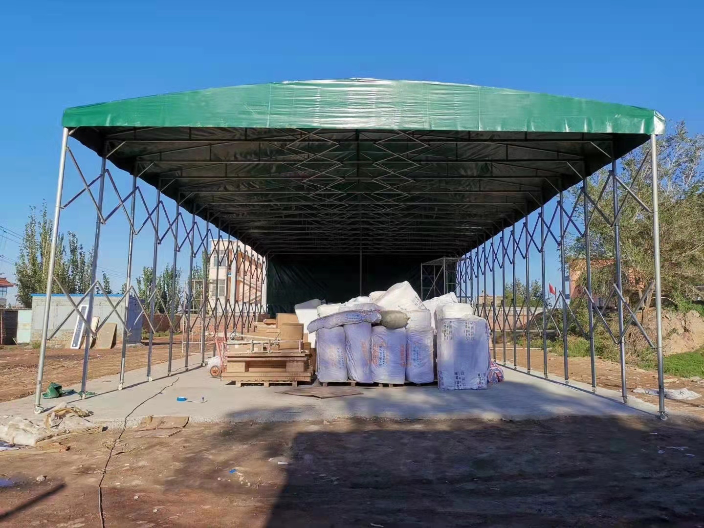 雨棚防雨棚公司西安厂家定做雨篷订购