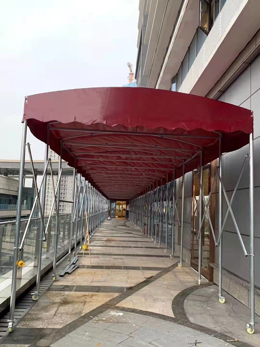 雨棚物流周转棚订购西安厂家定做车库篷价格