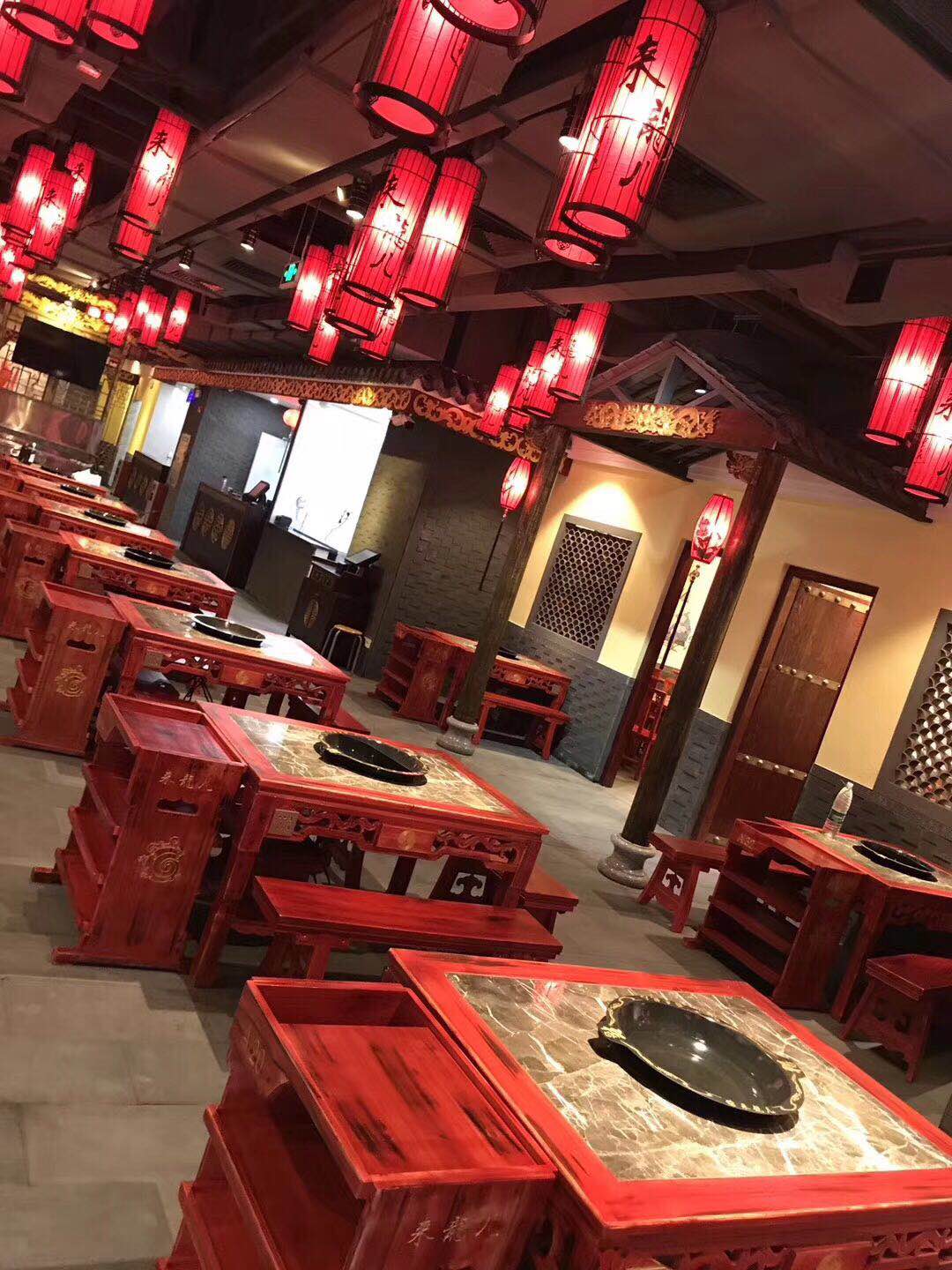 无烟火锅桌椅合肥大理石火锅桌椅定制